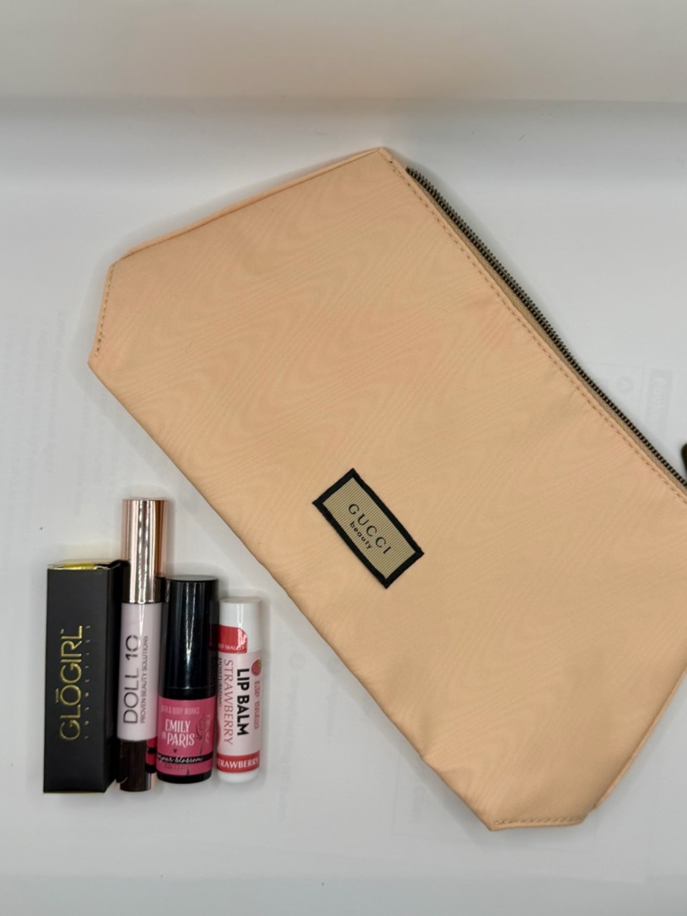 Gucci Beauty Makeup Bundle with Designer Pouch